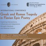 International Conference on “Greek and Roman Tragedy in Flavian Epic Poetry” 