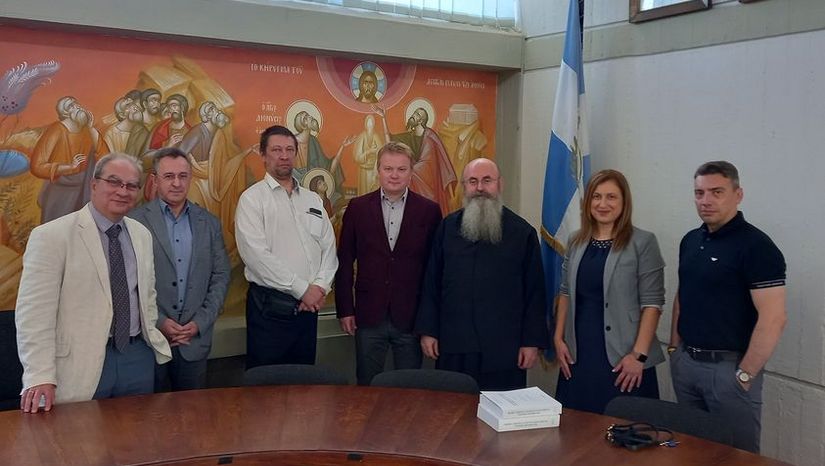 VISIT OF REPRESENTATIVES OF THE THEOLOGY AND PHILOSOPHY SCHOOL OF THE UNIVERSITY OF TARTU ESTONIA TO THE THEOLOGY SCHOOL OF ATHENS.